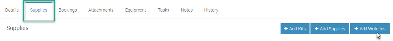 Add a Write-In to the Quote